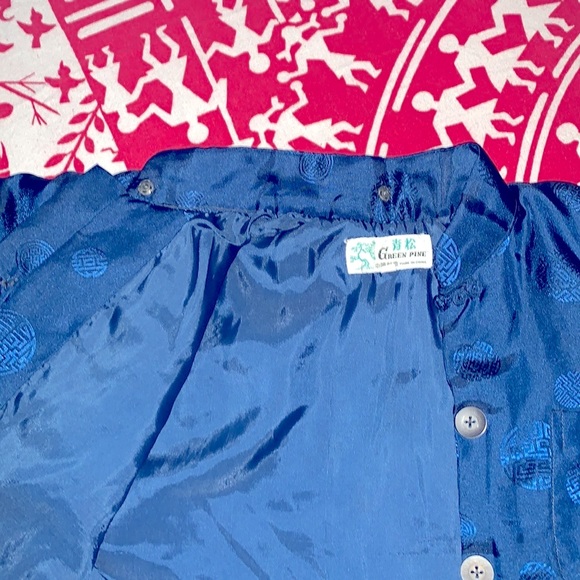 Child’s Chinese satin silk jacket, vintage retro Size 5,6,7 Boy Girl unisex RARE - Picture 6 of 12